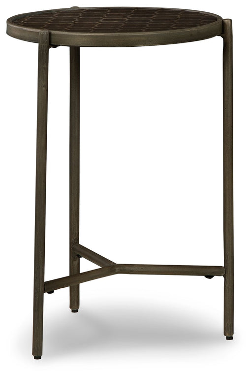 Doraley - Brown / Gray - Round Side End Table Capital Discount Furniture Home Furniture, Furniture Store