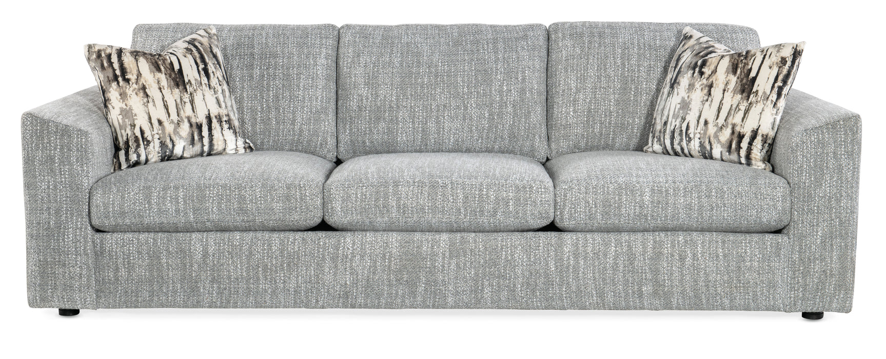 Midtown - Sofa 3 Over 3 - Pearl Silver