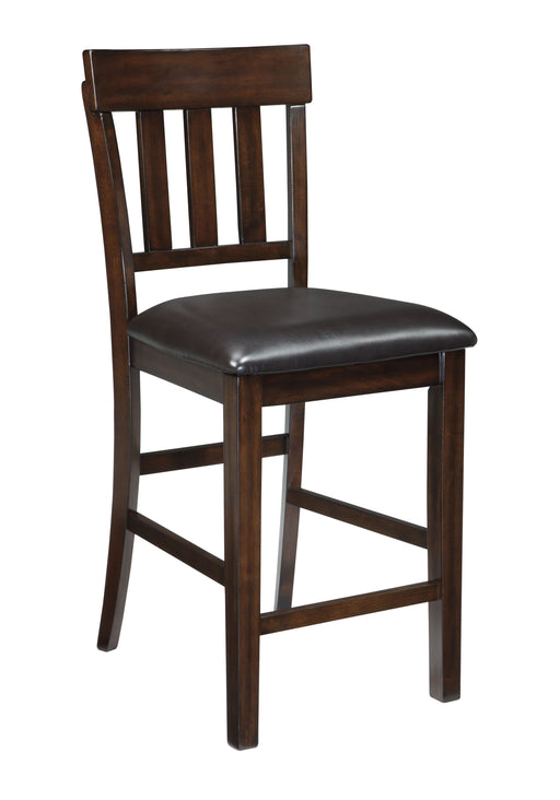 Haddigan - Dark Brown - Upholstered Barstool Capital Discount Furniture Home Furniture, Furniture Store