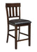 Haddigan - Dark Brown - Upholstered Barstool Capital Discount Furniture Home Furniture, Furniture Store