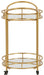 Wynora - Gold - Bar Cart Capital Discount Furniture Home Furniture, Furniture Store