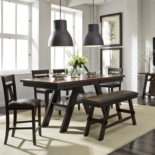Lawson - Gathering Table - Dark Brown Capital Discount Furniture Home Furniture, Furniture Store
