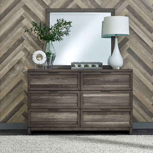 Tanners Creek - Dresser & Mirror - Dark Gray Capital Discount Furniture Home Furniture, Furniture Store