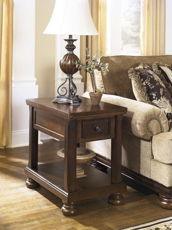 Porter - Rustic Brown - Chair Side End Table Capital Discount Furniture Home Furniture, Furniture Store