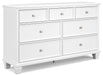 Fortman - White - Dresser Capital Discount Furniture Home Furniture, Furniture Store