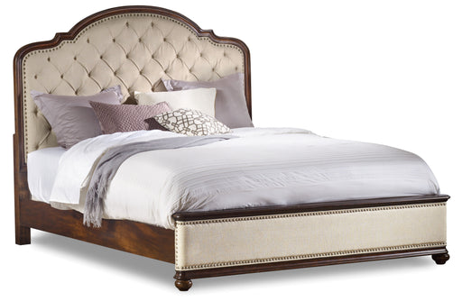 Leesburg - Upholstered Bed With Wood Rails Capital Discount Furniture Home Furniture, Furniture Store