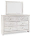 Paxberry - Whitewash - Dresser, Mirror - Medallion Drawer Pulls Capital Discount Furniture Home Furniture, Furniture Store