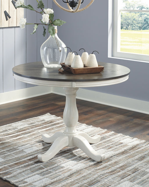 Nelling - White / Brown / Beige- Dining Room Table Capital Discount Furniture Home Furniture, Furniture Store