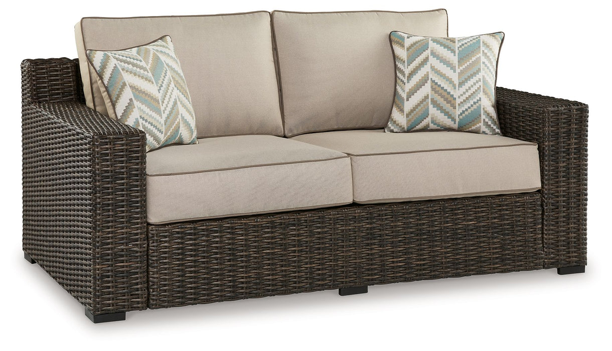 Coastline Bay - Brown - Loveseat W/Cushion Capital Discount Furniture Home Furniture, Furniture Store