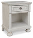 Robbinsdale - Antique White - One Drawer Night Stand Capital Discount Furniture Home Furniture, Furniture Store