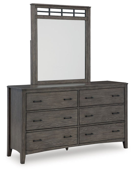 Montillan - Grayish Brown - Dresser And Mirror Capital Discount Furniture Home Furniture, Furniture Store
