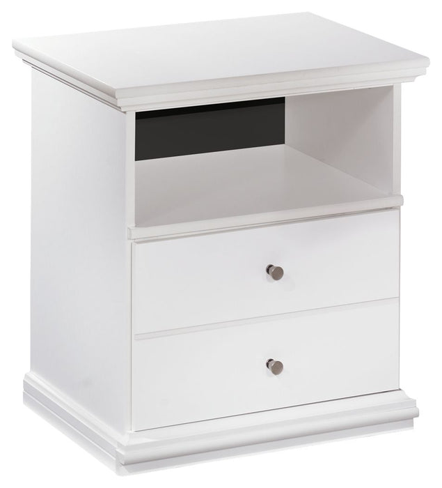 Bostwick - White - One Drawer Night Stand Capital Discount Furniture Home Furniture, Furniture Store