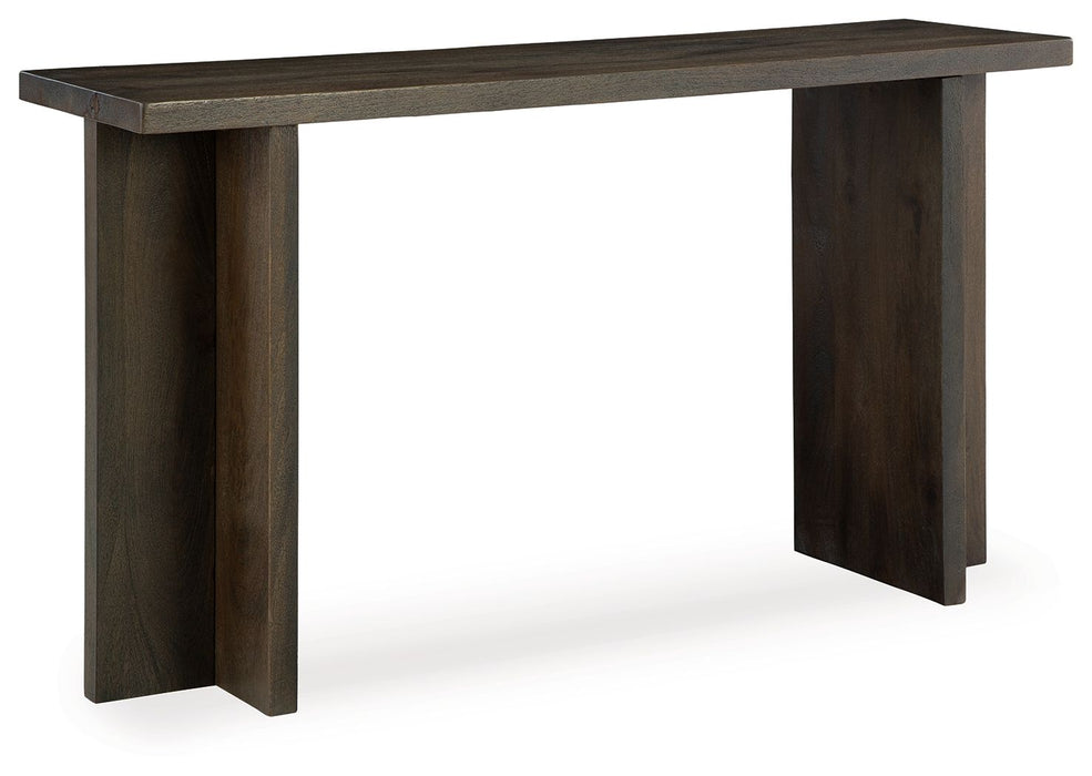 Jalenry - Grayish Brown - Console Sofa Table Capital Discount Furniture Home Furniture, Furniture Store