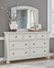 Robbinsdale - Antique White - Dresser, Mirror Capital Discount Furniture Home Furniture, Furniture Store