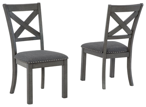 Myshanna - Gray - Dining Uph Side Chair Capital Discount Furniture Home Furniture, Furniture Store