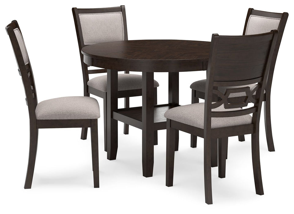 Langwest - Brown - Dining Room Table Set (Set of 5) Capital Discount Furniture Home Furniture, Furniture Store