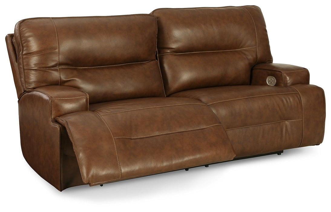 Francesca - Auburn - 2 Seat Pwr Rec Sofa Adj Hdrest Capital Discount Furniture Home Furniture, Furniture Store