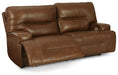 Francesca - Auburn - 2 Seat Pwr Rec Sofa Adj Hdrest Capital Discount Furniture Home Furniture, Furniture Store