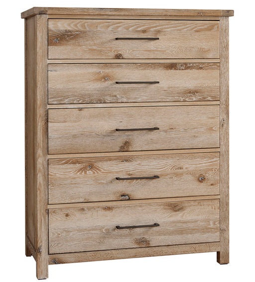 Dovetail - 5-Drawer Chest - Sun Bleached White Capital Discount Furniture Home Furniture, Furniture Store