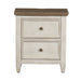 Heartland - 2 Drawer Nightstand With Charging Station - White Capital Discount Furniture Home Furniture, Furniture Store