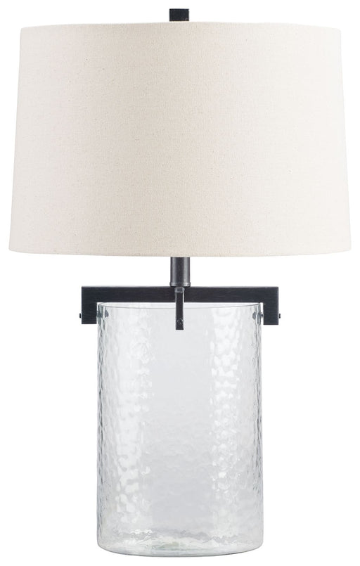 Fentonley - Clear / Antique Black - Glass Table Lamp Capital Discount Furniture Home Furniture, Furniture Store