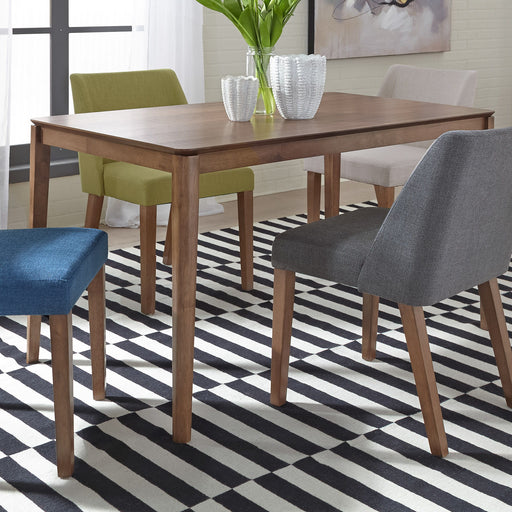 Space Savers - Rectangular Leg Table - Dark Brown Capital Discount Furniture Home Furniture, Furniture Store