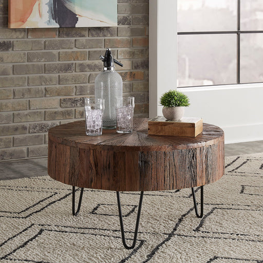 Canyon - Accent Cocktail Table - Dark Brown Capital Discount Furniture Home Furniture, Furniture Store