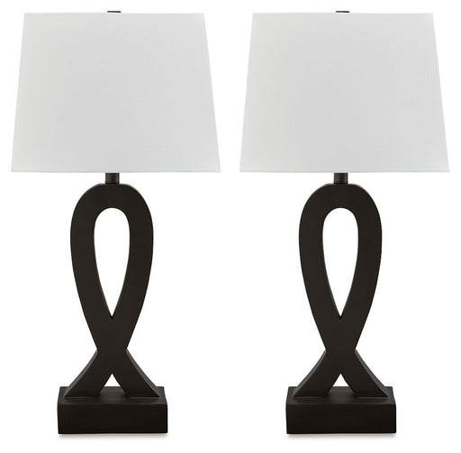 Markellton - Black - Poly Table Lamp (Set of 2) Capital Discount Furniture Home Furniture, Home Decor, Furniture