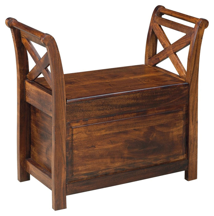 Abbonto - Warm Brown - Bench Capital Discount Furniture Home Furniture, Home Decor, Furniture