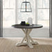 Willowrun - Pedestal Table Set - Rustic White Capital Discount Furniture Home Furniture, Furniture Store