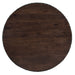 Round Cocktail Table - Dark Wood Capital Discount Furniture Home Furniture, Furniture Store