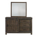 Thornwood Hills - 3 Drawers Dresser & Mirror - Dark Gray Capital Discount Furniture Home Furniture, Furniture Store