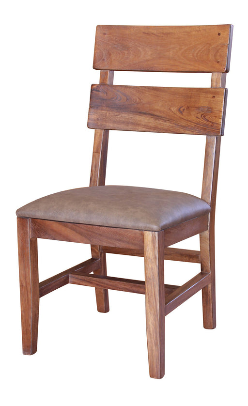 Parota - Ladder Back Chair - Dark Brown Capital Discount Furniture Home Furniture, Furniture Store