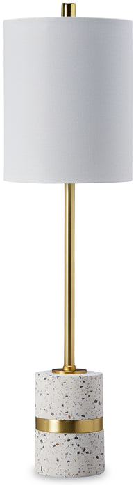 Maywick - White - Metal Table Lamp Capital Discount Furniture Home Furniture, Home Decor, Furniture