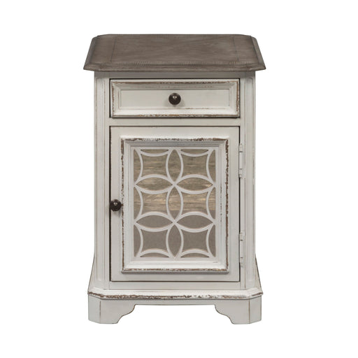 Magnolia Manor - Chair Side Table - White Capital Discount Furniture Home Furniture, Furniture Store