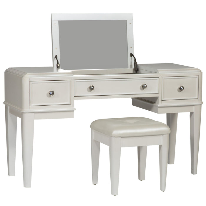 Stardust - 2 Piece Vanity Set - White Capital Discount Furniture Home Furniture, Furniture Store