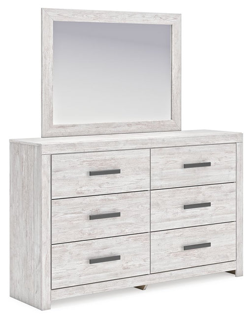 Cayboni - Whitewash - Dresser And Mirror Capital Discount Furniture Home Furniture, Furniture Store
