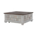 River Place - Lift Top Storage Cocktail Table - White Capital Discount Furniture Home Furniture, Furniture Store