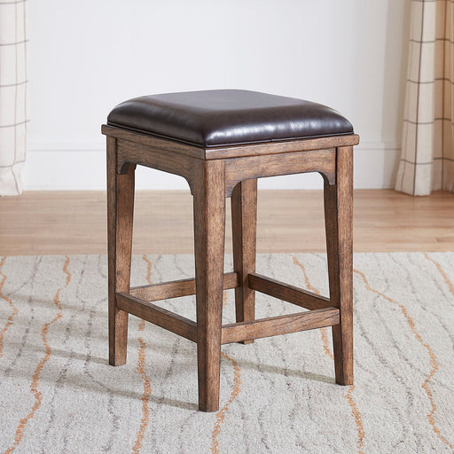 Ashford - Upholstered Console Stool - Light Brown Capital Discount Furniture Home Furniture, Furniture Store