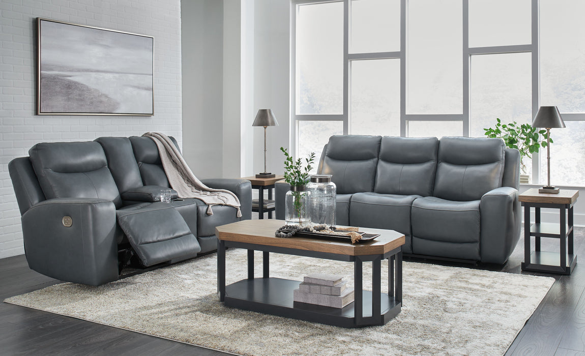 Mindanao - Steel - 2 Pc. - Power Reclining Sofa, Power Reclining Loveseat With Console Capital Discount Furniture Home Furniture, Furniture Store