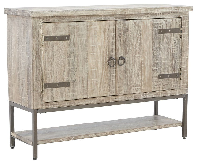 Laddford - Whitewash - Accent Cabinet - 2-shelves Capital Discount Furniture Home Furniture, Furniture Store