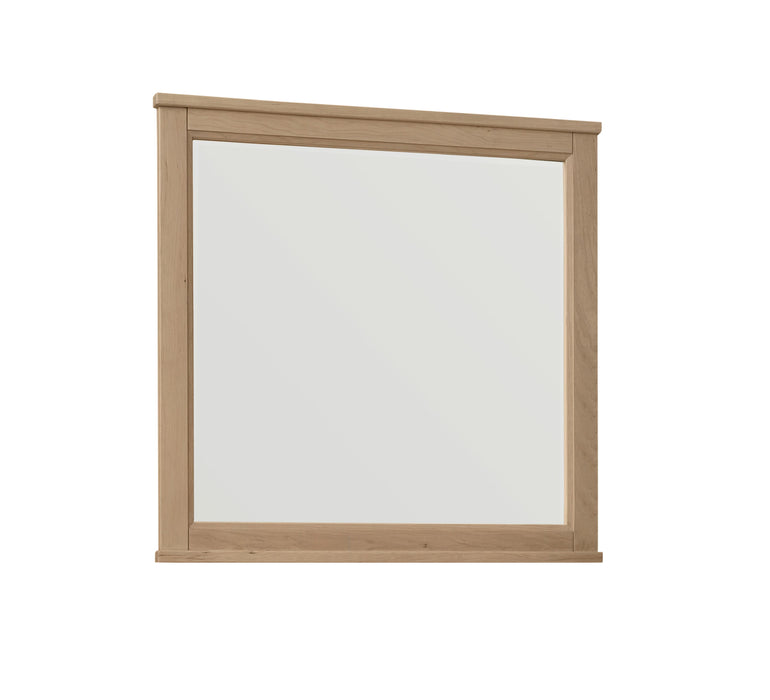 Crafted Cherry - Landscape Mirror - Beveled Glass - Bleached Cherry Capital Discount Furniture Home Furniture, Furniture Store
