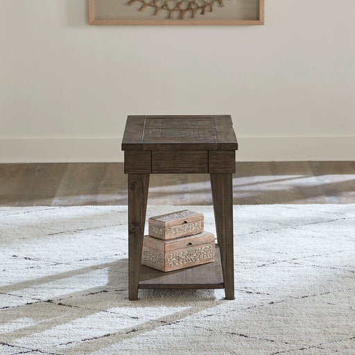 Arrowcreek - Chair Side Table - Dark Brown Capital Discount Furniture Home Furniture, Furniture Store