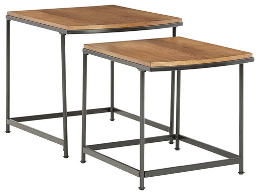Drezmoore - Light Brown / Black - Nesting End Tables (Set of 2) Capital Discount Furniture Home Furniture, Furniture Store