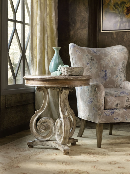 Chatelet - Scroll Accent Table - Paris Vintage Capital Discount Furniture Home Furniture, Furniture Store