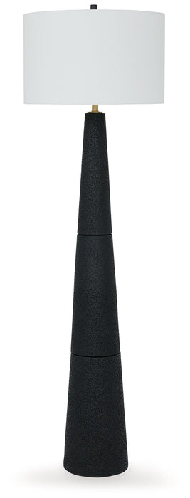 Hallburg - Black - Poly Floor Lamp Capital Discount Furniture Home Furniture, Furniture Store