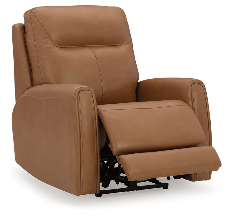 Tryanny - Butterscotch - Power Recliner/ Adj Headrest Capital Discount Furniture Home Furniture, Furniture Store