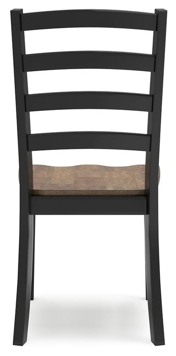 Wildenauer - Brown / Black - Dining Room Side Chair Capital Discount Furniture Home Furniture, Furniture Store