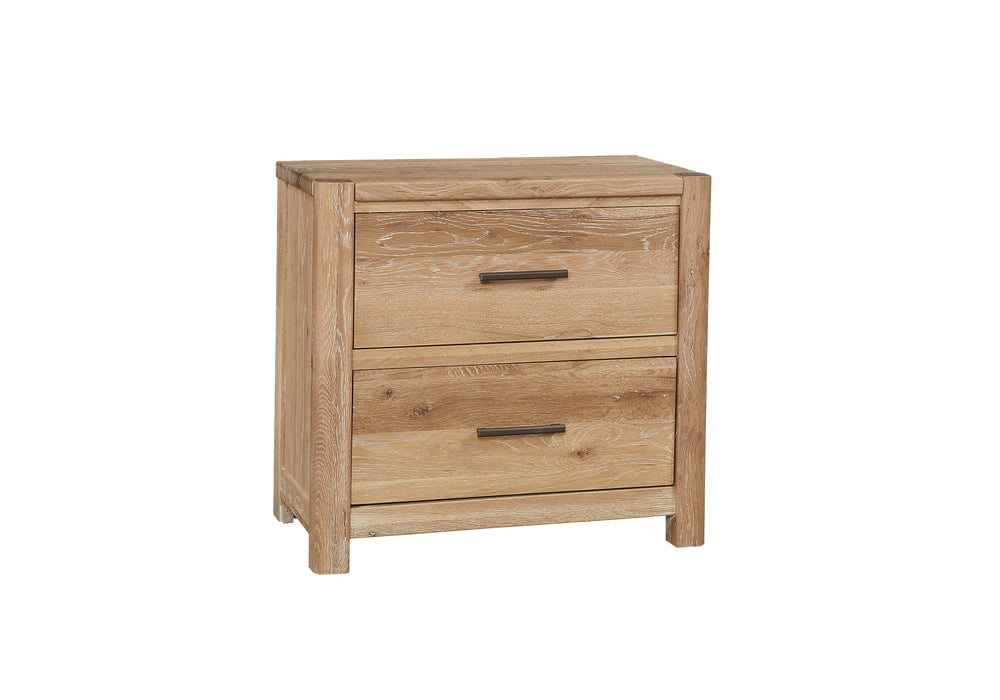 Crafted Oak - Nightstand 2 Drawers Capital Discount Furniture Home Furniture, Furniture Store