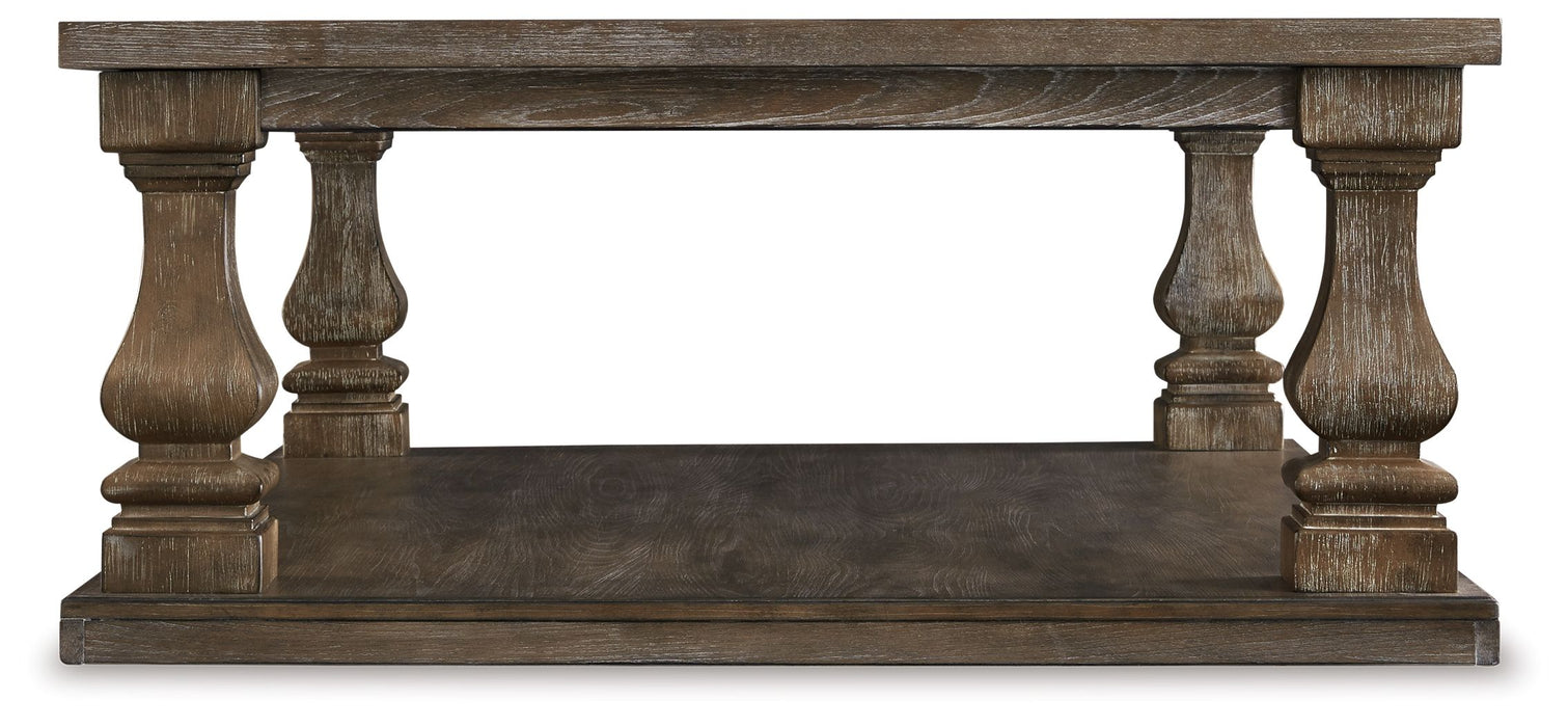 Johnelle - Gray - Rectangular Cocktail Table Capital Discount Furniture Home Furniture, Furniture Store